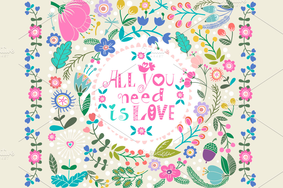 Floral bunch, a Decorative Illustration by Marusha Belle (Photo 5 of 5)