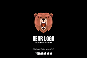 Bear Colorful Logo