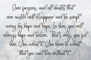 Wandering Winter | Script Font, a Handwritten Font by Scratchones (Thumbnail 6 of 8)