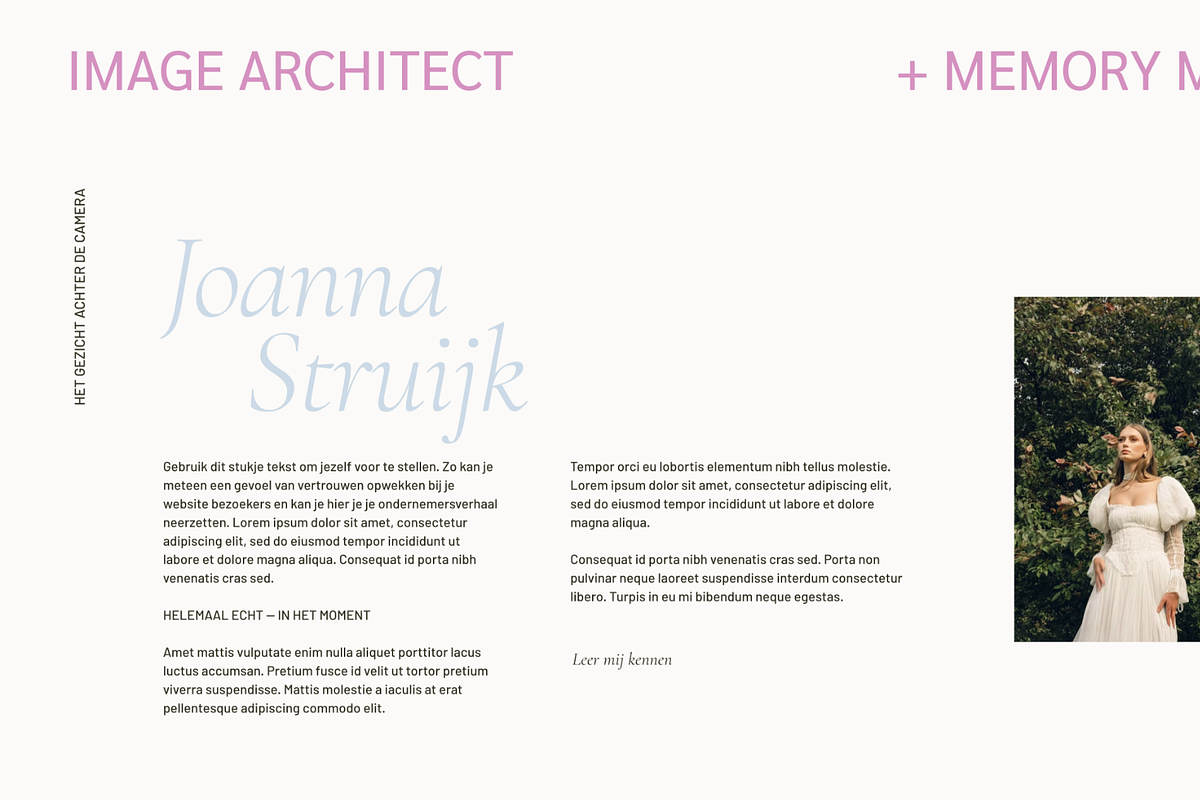 Joanna | Template for WIX Studio, a Wix Template by LisaHulshofDesign (Photo 3 of 9)