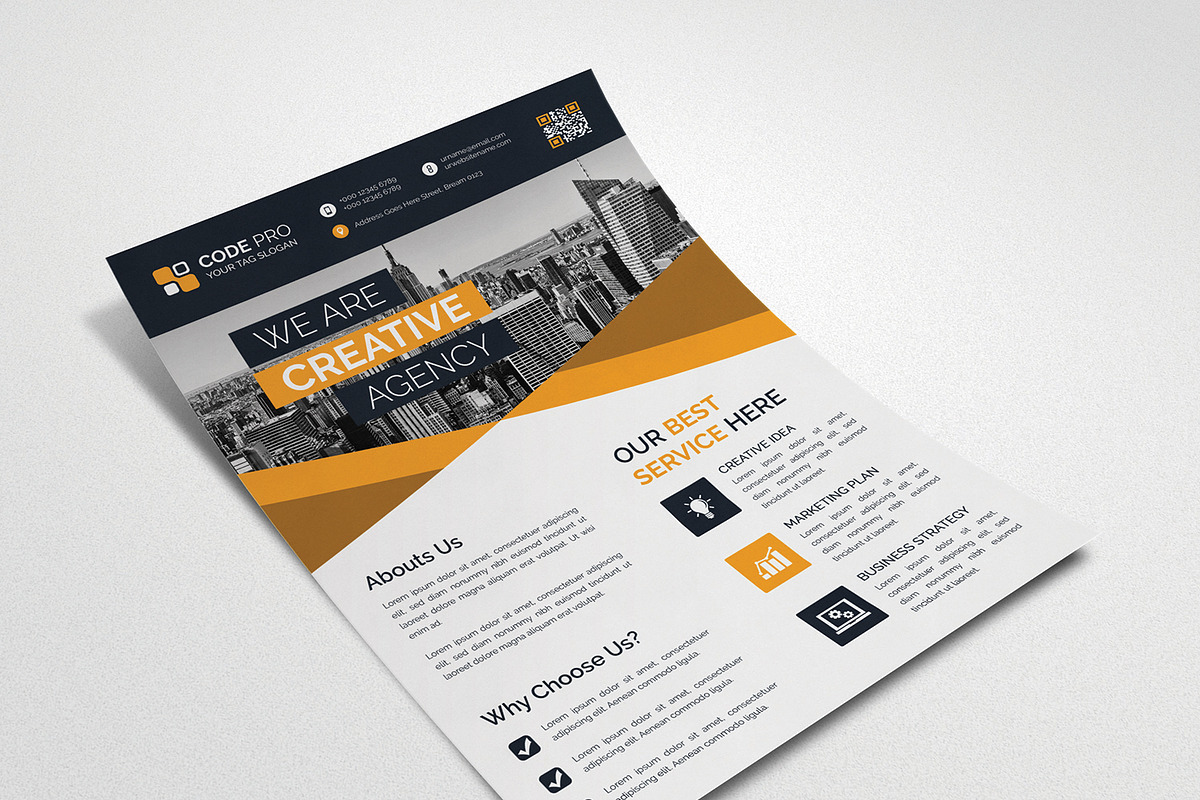 Flyers, a Flyer Template by pixelworkz (Photo 4 of 6)
