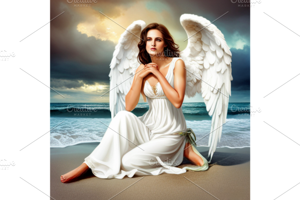 Templates, Angel, Celestial bundle, a Poster Template by Boho Pixel Dust (Photo 3 of 9)