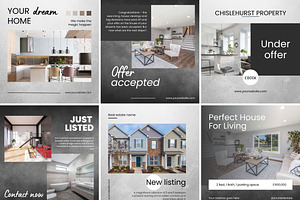 70 REAL ESTATE Canva Templates