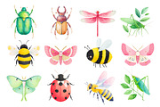 Insects Watercolor Clipart Png, an Illustration by Dream Creation (Thumbnail 3 of 7)