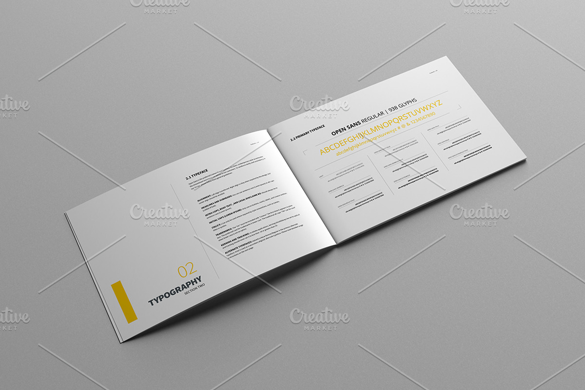 Brand Manual 32 Pages A4 / US Letter, a Brochure Template by Mastergfx (Photo 19 of 31)