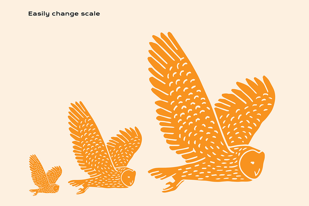 Animal Linocut Clipart Bundle, an Animal Illustration by ClayStudio (Photo 5 of 5)