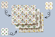 Christmas Angels: Patterns&Clipart, a Seasonal Illustration by Elatedowl (Thumbnail 8 of 15)
