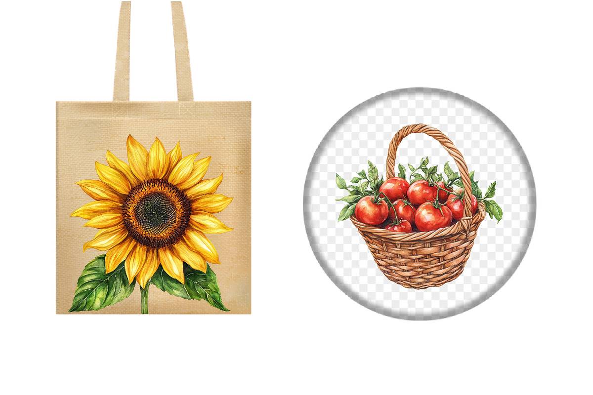 Watercolor Italy Summer Clipart, an Illustration by Design Market (Photo 4 of 4)