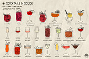 Cocktails Line Art + Procreate, a Food Illustration by Skliarova (Thumbnail 7 of 8)
