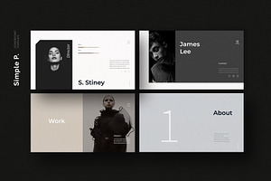 Simple P. PowerPoint Template