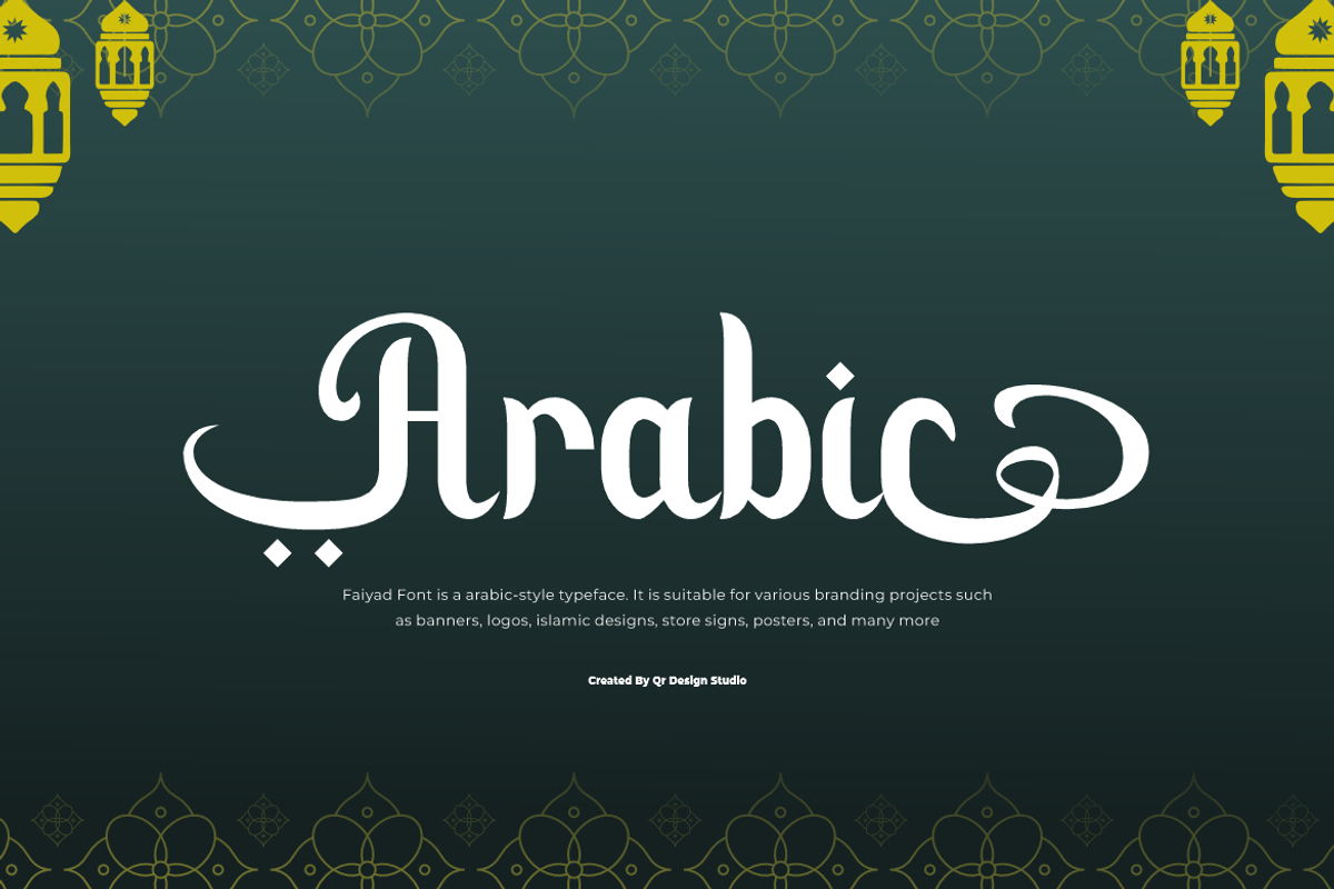 Faiyad - Arabic Ramadhan Font, a Sans Serif Font by QR Design Studio (Photo 2 of 8)