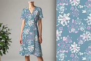 Lacy Drawn Floral Seamless Pattern, a Pattern Graphic by Sharon Schwalbe (Thumbnail 1 of 6)
