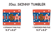 American Flag USA 20oz Tumbler Wrap, an Arts & Entertainment Photo by LamanAzalea (Thumbnail 2 of 2)