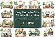 Cozy Home Interior, a Decorative Illustration by artsy-fartsy (Thumbnail 1 of 7)
