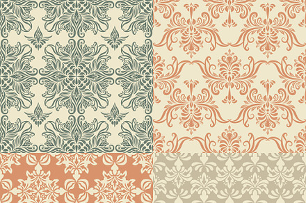 Vector Seamless Vintage Pattern preview 3