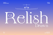 CS Relish Drawn, a Serif Font by Craft Supply Co. (Thumbnail 1 of 8)