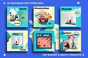 Canva Instagram Template Beauty Shop, a Social Media Template by Vectorheroes (Thumbnail 2 of 7)
