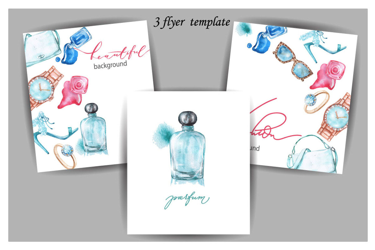 Watercolor fashion illustration., an Object Graphic by Gulnara Khadeeva (Photo 3 of 4)