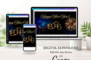 Animated Happy New Year Title, a Presentation Template by Godserv Designs (Thumbnail 11 of 12)