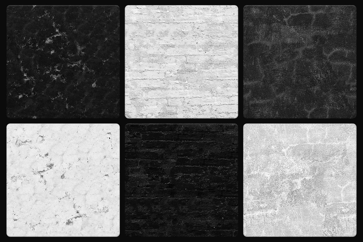 48 Black And White Seamless Textures, a Texture Graphic by 2DFUNS (Photo 5 of 9)