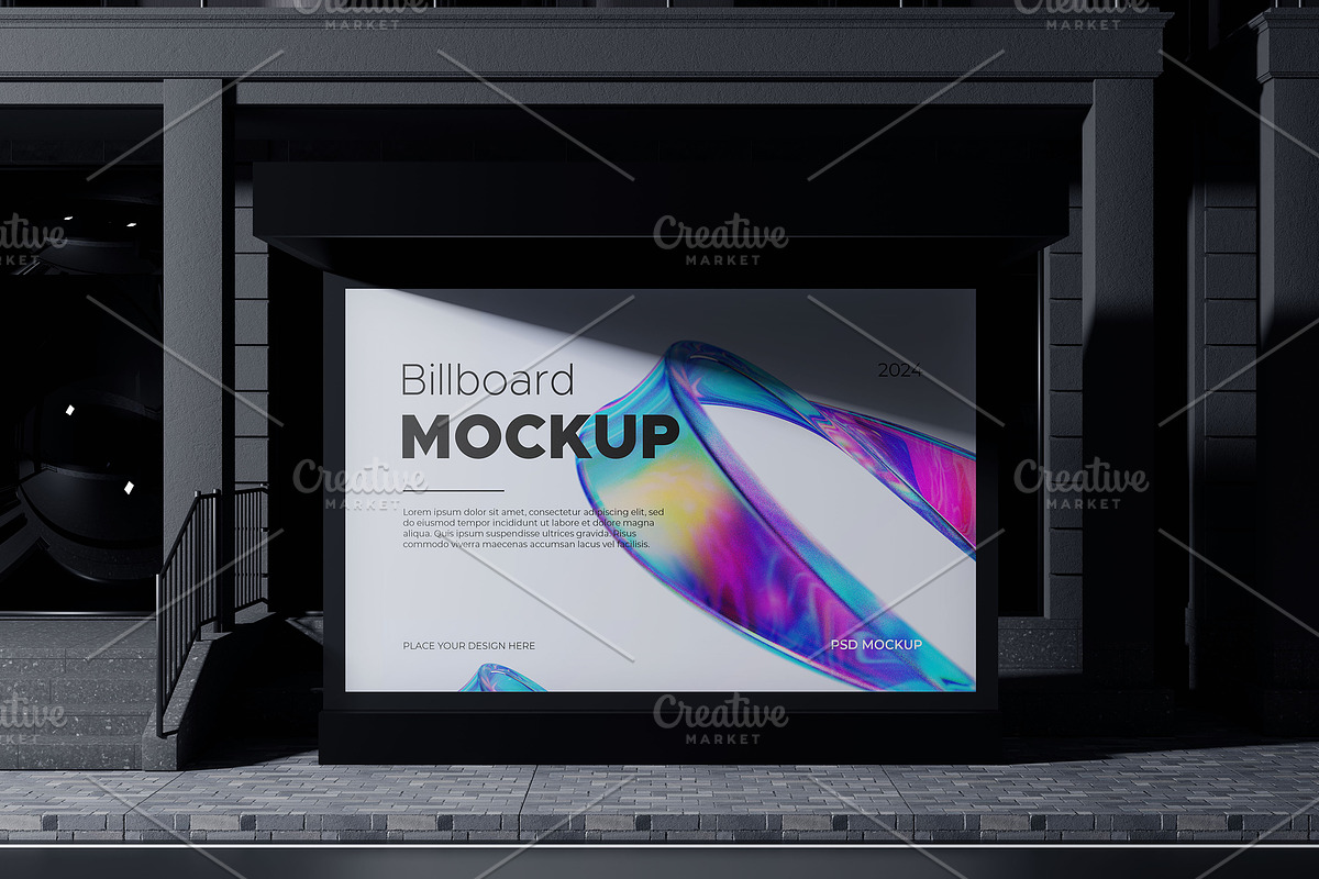Billboard Mockup, an Advertising Mockup by Artlogs (Photo 1 of 3)