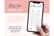 Mobile Wedding Timeline Template, a Stationery Template by Templatables (Thumbnail 2 of 9)