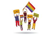 Vectors about rainbow people, an Object Illustration by Crowhouse (Thumbnail 2 of 4)