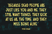 Rolale Spooky Quirky Horror Display, a Handwritten Font by Maulana Creative (Thumbnail 3 of 7)