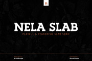 Nela Slab - Playful & Powerful Slab, a Slab Serif Font by Brand Mágus (Thumbnail 1 of 7)