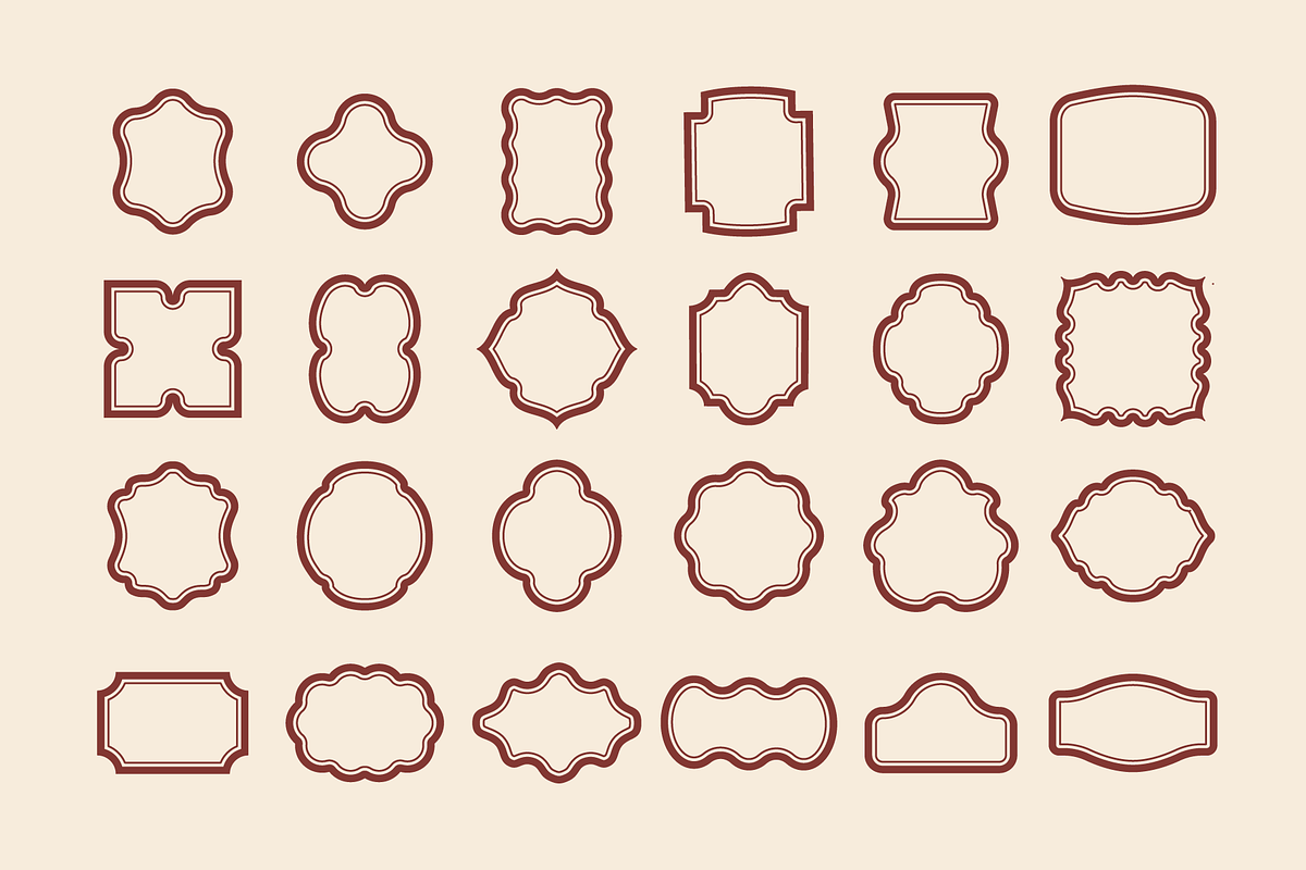 Vector frames and patterns, a Pattern Graphic by venimo (Photo 5 of 14)