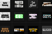 12 Text Effect Templates, a Layer Style Add-On by iDoodle Studio (Thumbnail 4 of 6)