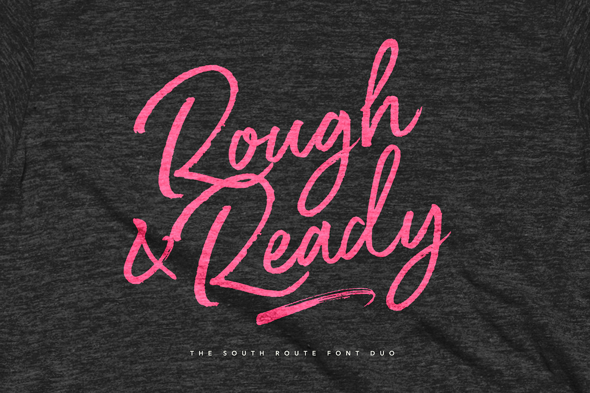 South Route Font Duo & Extras, a Script Font by Nicky Laatz (Photo 13 of 15)