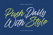 Ghaya Dalton Bold Brush Font, a Script Font by stylishtype.co (Thumbnail 10 of 20)