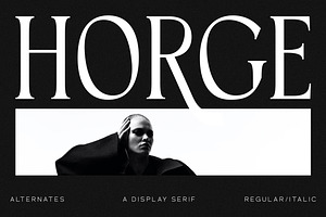 Horge A Display Serif Font