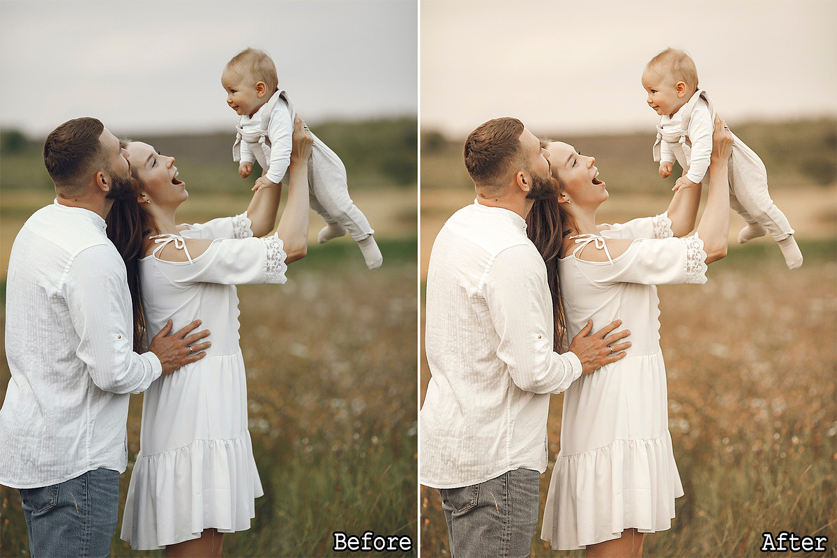 5 Warm Family Lightroom Presets, a Preset Add-On by Presets by Yevhen (Photo 8 of 10)