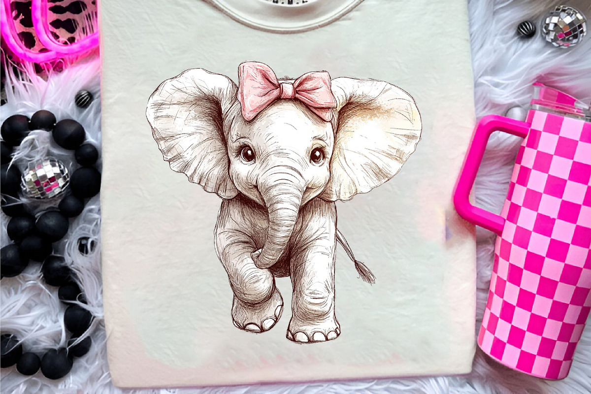 Cute Safari Party Animal watercolor, an Illustration by CreationArt (Photo 5 of 9)