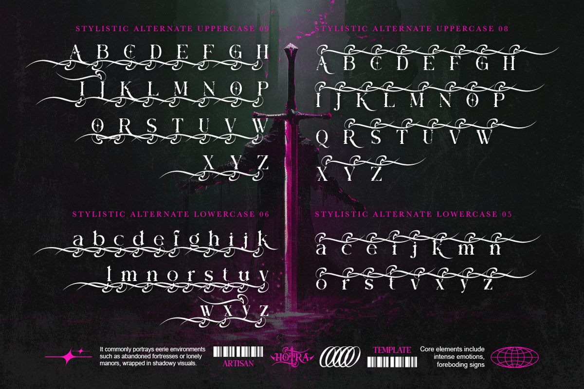 Hotra, a Serif Font by Artisan Themes (Photo 10 of 12)