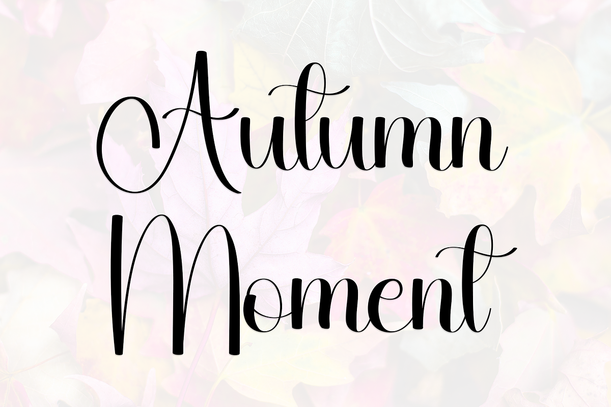 Autumn, a Handwritten Font by InermediaSTUDIO (Photo 2 of 8)