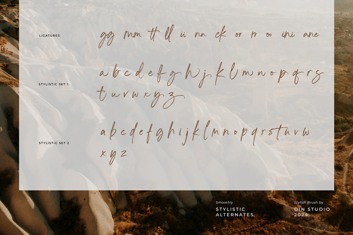 Smoothly, a Script Font by din-studio.com (Photo 9 of 11)