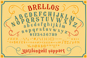 Brellos Typeface, a Serif Font by alit design (Thumbnail 3 of 12)