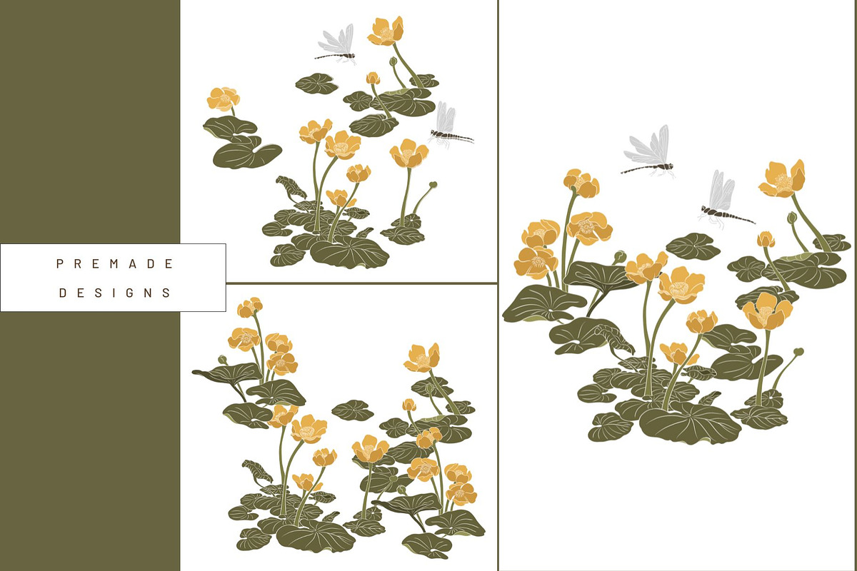 Summer Pond Tales Pattern, a Pattern Graphic by MouseGrey (Photo 12 of 13)