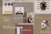 Yohzan Instagram Post & Story Brand, a Social Media Template by Dirtytemp Studio (Thumbnail 1 of 10)