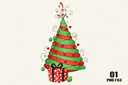 Christmas Tree PNG, an Illustration by DreamCafeArt (Thumbnail 1 of 4)