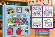 Bold & Easy Back to School Coloring, an Education Illustration by Coco Bloom (Thumbnail 3 of 6)