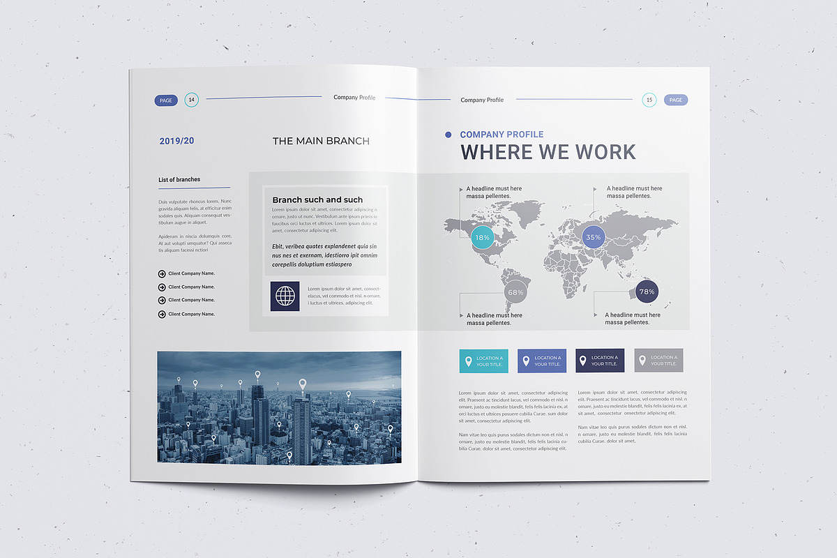 The Company Profile | Word & Canva, a Brochure Template by Creativity-Design (Photo 10 of 13)