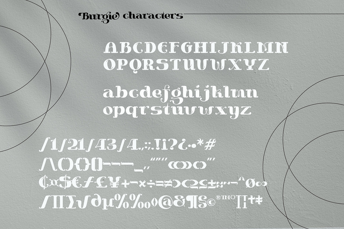 Burgie, a Blackletter Font by alit design (Photo 14 of 18)