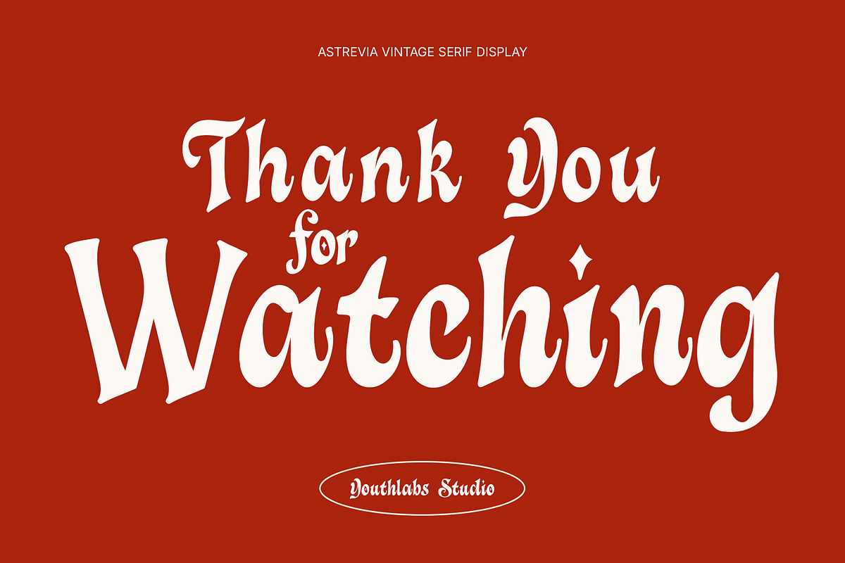 Astrevia - Vintage Serif Display, a Serif Font by Youthlabs Studio (Photo 15 of 15)