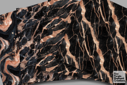 Black Rose Gold Marble Texture, a Pattern Graphic by Fine Purple Elephant (Thumbnail 4 of 5)