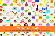Cuties - Premium Icons/Illustrations, an Emoji Icon by Mauro Gatti (Thumbnail 2 of 4)