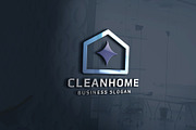 Clean Home Company Logo, a Branding & Logo Template by Design_Planet (Thumbnail 3 of 4)